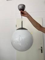 glazen bol lamp, Huis en Inrichting, Lampen | Tafellampen, Ophalen of Verzenden, Zo goed als nieuw, Glas, Modern