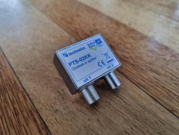 Technetix TV-antenne splitter PTS-02KK met 2 uitgangen beschikbaar voor biedingen