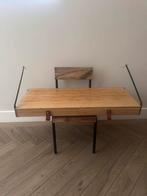 Uniek Wandbureau voor kleine ruimtes, Huis en Inrichting, Bureaus, Ophalen of Verzenden, Zo goed als nieuw, Bureau