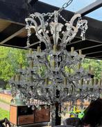Prachtige grote kroonluchter, Huis en Inrichting, Lampen | Kroonluchters, Ophalen, Zo goed als nieuw, Glas, Barok