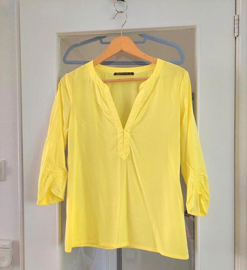 Espresso lyocell blouse maat S, Kleding | Dames, Blouses en Tunieken, Zo goed als nieuw, Maat 36 (S), Geel, Ophalen of Verzenden