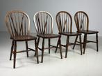 4x Windsor stoel Engels klassiek, Ophalen, Zo goed als nieuw, Bruin, Vijf, Zes of meer stoelen
