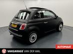 Fiat 500 1.2 Lounge MAT Automaat-Airco-Panoramadak-Lm15''vel, Euro 5, Gebruikt, Met garantie (alle), Leder en Stof