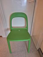 Groene Ikea kunststof stoel, Kunststof, Overige kleuren, Ophalen of Verzenden, Zo goed als nieuw