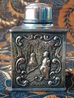 Prachtige antieke theebus van Barbour uit Amerika 11 cm., Antiek en Kunst, Ophalen of Verzenden