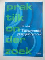 Praktijkonderzoek, Boeken, Frits Harinck, Zo goed als nieuw, Alpha, HBO