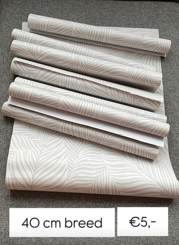 Restanten Plakbehang & Nieuwe Plaktegels, Huis en Inrichting, Stoffering | Behang, minder dan 10 m², Ophalen of Verzenden