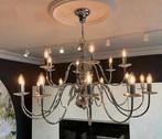 Moderne kroonluchter, chrome, Ophalen, Zo goed als nieuw, Metaal, Chroom