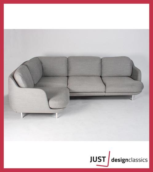 Fritz Hansen Lune Corner Sofa Grijs Wol Hoekbank, Huis en Inrichting, Banken | Bankstellen