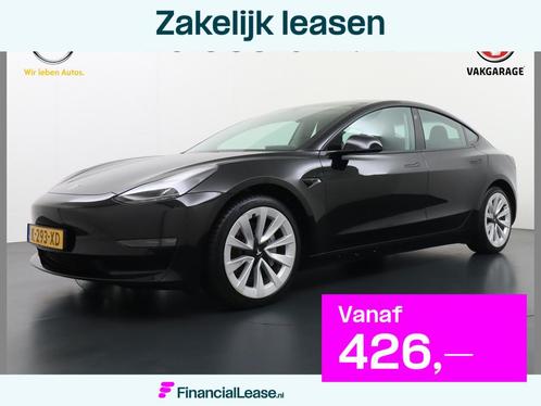 Tesla Model 3 Long Range 498 PK 82kwh 4,4sec 0-100 19" Warmt, Auto's, Tesla, Bedrijf, Lease, Financial lease, Model 3, 4x4, ABS