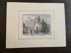 Rynenburg, koper-gravure van De Ridder Hofstad in 1744., Antiek en Kunst, Kunst | Etsen en Gravures, Ophalen of Verzenden