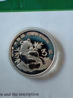 Half ounce 999 zilveren Panda 1997 WWF met certificaat, Verzenden, Zuidoost-Azië, Setje, Zilver