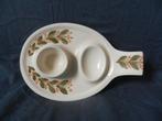 Dubbele eierhouder Jersey Pottery Leaf Design handbeschilder, Ophalen of Verzenden