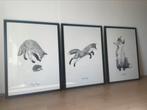 3 schilderijen van Ferdy Remijn, Ophalen of Verzenden, Zo goed als nieuw, Minder dan 50 cm, Schilderij