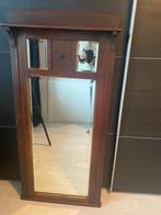 Antieke Houten Spiegel, Huis en Inrichting, Ophalen, Gebruikt, 75 tot 100 cm, 150 tot 200 cm