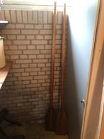 2 roeispanen, Ophalen, Gebruikt, Dubbelbladige peddel