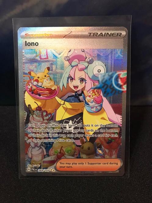 Iono 269 - Paldea Evolved, Hobby en Vrije tijd, Verzamelkaartspellen | Pokémon, Nieuw, Losse kaart, Foil, Ophalen of Verzenden