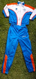 Vintage Lotto Trainingspak Blauw Oranje, Ophalen of Verzenden, Gedragen, Maat 34 (XS) of kleiner