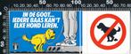 Sticker: Roteb - In de goot, Ophalen of Verzenden, Zo goed als nieuw, Dier en Natuur