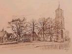 Soest .. Gezicht op gebied nabij NH Kerk .., Antiek en Kunst, Kunst | Tekeningen en Foto's, Ophalen of Verzenden