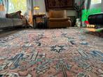 Gereinigd Handgeknoopt rond 1950  geknoopt Heriz tapijt, Huis en Inrichting, Gebruikt, Info@bababoho.com, Ophalen of Verzenden