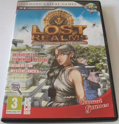PC Game *** LOST REALMS *** Legacy of the Sunprincess, Spelcomputers en Games, Games | Pc, Zo goed als nieuw, Puzzel en Educatief