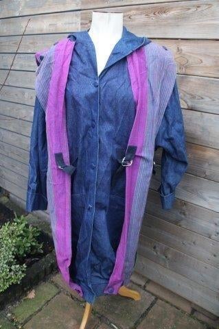 Spijkerjas blauw/ Kleur Skorpi mt XL Vaste prijs, Kleding | Dames, Grote Maten, Zo goed als nieuw, Jas of Mantel, Blauw, Ophalen of Verzenden