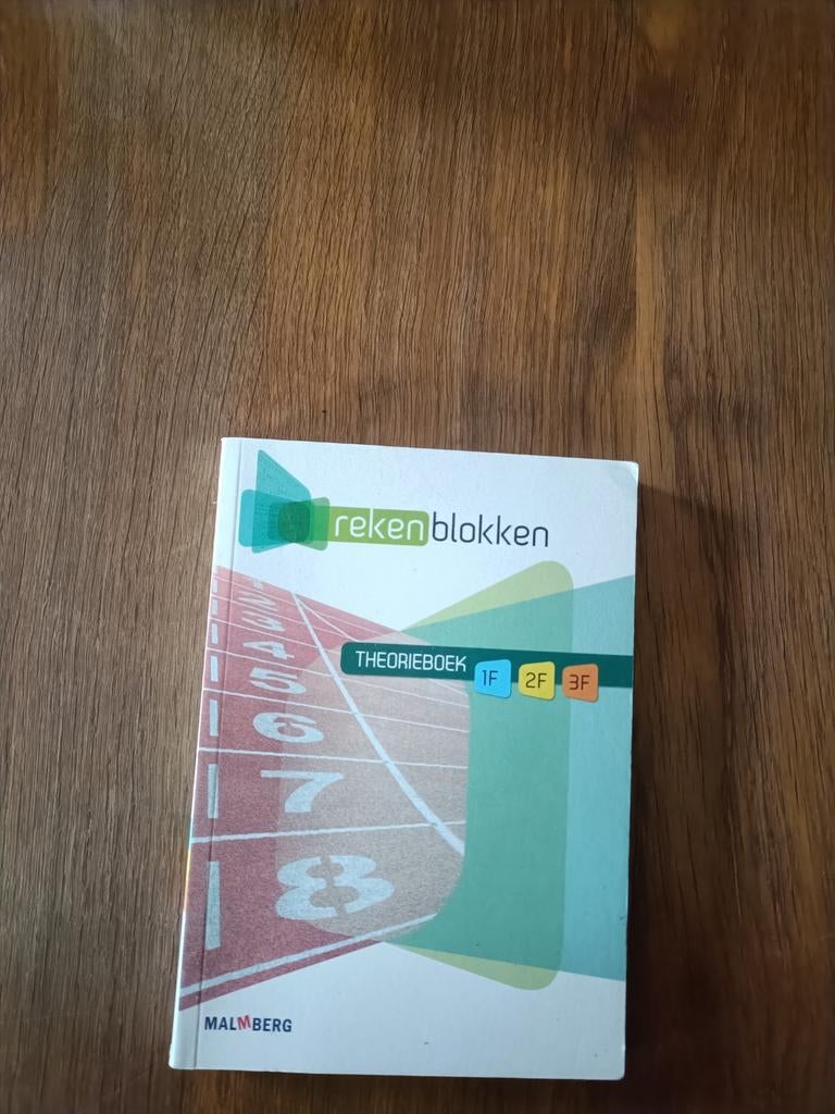 Rekenblokken Theorieboek 1F, 2F, 3F - Malmberg, Boeken, Ophalen, Zo goed als nieuw, Niet van toepassing, Malmberg