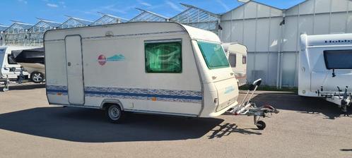 Adria Unica 430, Caravans en Kamperen, Caravans, Bedrijf, tot en met 3, 750 - 1000 kg, Treinzit, Adria, Dwarsbed, 4 tot 5 meter