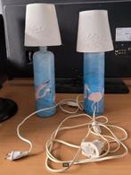 Flamingo tafellamp / nachtlamp / bedlamp / lamp, Ophalen of Verzenden, Gebruikt, Handgeschilderd, Minder dan 50 cm