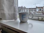 Lettermok mok beker letter F - nieuw!, Ophalen of Verzenden, Nieuw