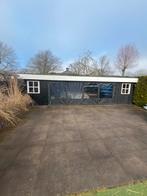 Overkapping met tentdoek - 6 meter breed, Tuin en Terras, Ophalen, Gebruikt, Overige typen, 2 ramen