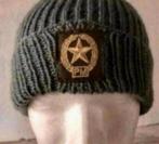 Landmacht Hand-Gebreide Wintermuts PM, Verzenden, Landmacht, Nederland, Helm of Baret