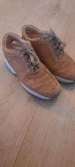 Bruine leren schoenen van Hogan mt 36, Bruin, Verzenden, Gedragen, Sneakers of Gympen