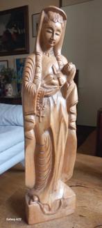 Houten Aziatische Maria beeld ., Antiek en Kunst, Kunst | Beelden en Houtsnijwerken, Ophalen of Verzenden