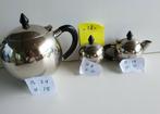 Zwaar set van theepot- koffiepot- suikerpot, Antiek en Kunst, Ophalen of Verzenden