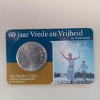 60 jaar Vrede en Vrijheid zilveren 5 euro munt, Euro's, Ophalen of Verzenden, Koningin Beatrix