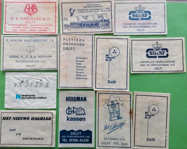 Delft 139, Verzamelen, Suikerzakjes, Ophalen of Verzenden