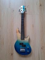 Flight Rock Series Mini Bas Ukulele - Transparant Blauw, Ophalen of Verzenden, Zo goed als nieuw, Elektrisch