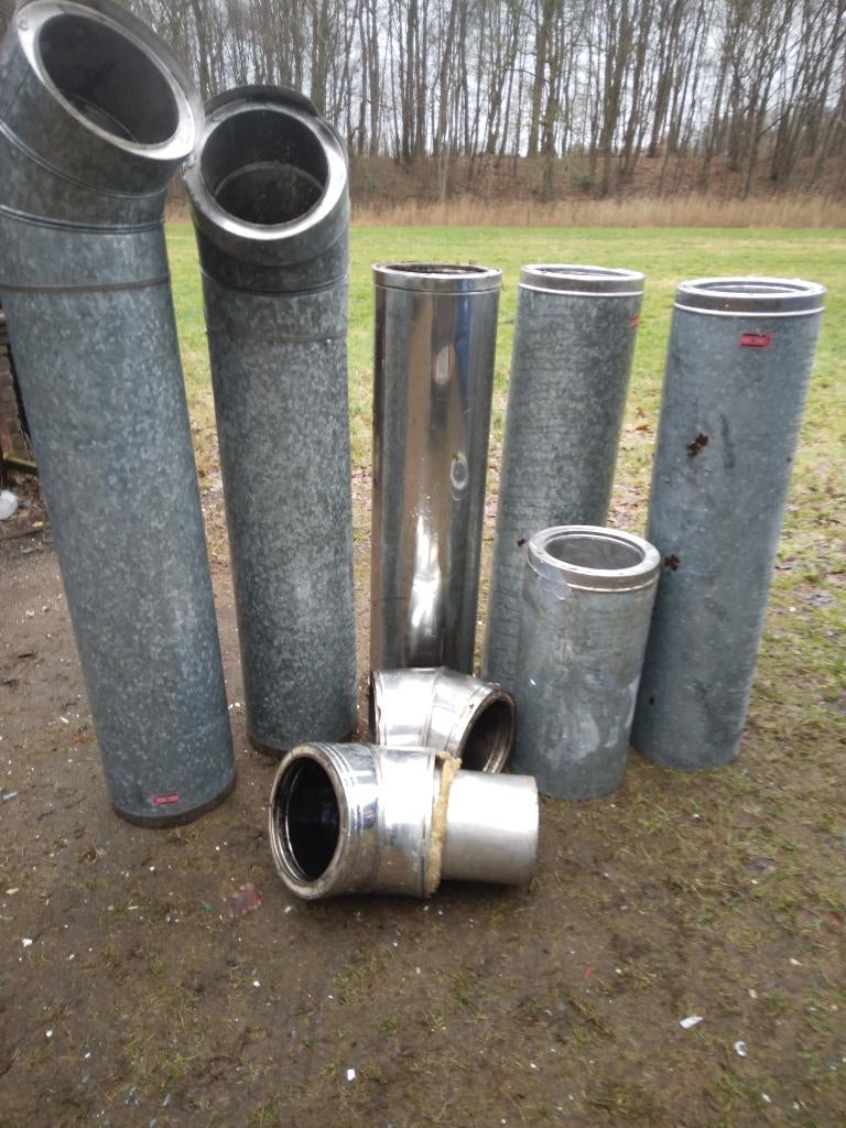 Kachelpijpen, Huis en Inrichting, Kachels, Ophalen, Hout, Houtkachel