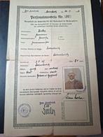 Duitse Ausweis 1918 - Persoonsbewijs wo1 ww1, Verzamelen, Ophalen of Verzenden, Overige soorten, Duitsland, Boek of Tijdschrift