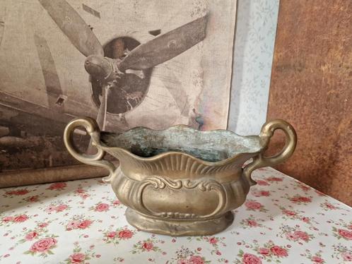 Antiek bronzen jardiniere, Antiek en Kunst, Antiek | Koper en Brons, Ophalen of Verzenden