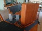 Denon, bas, speaker met satelliet speakers. 6x componenten., Audio, Tv en Foto, Luidsprekers, Ophalen, Zo goed als nieuw, Front, Rear of Stereo speakers