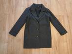 Grijze wollen jas / mantel maat 146/152, Kinderen en Baby's, Kinderkleding | Maat 146, Ophalen of Verzenden, Gebruikt, Meisje