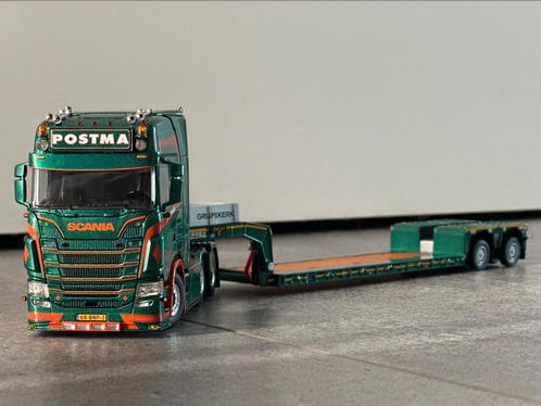 WSI Scania Next gen V8 Postma grijpskerk, Hobby en Vrije tijd, Modelauto's | 1:50, Zo goed als nieuw, Bus of Vrachtwagen, Wsi