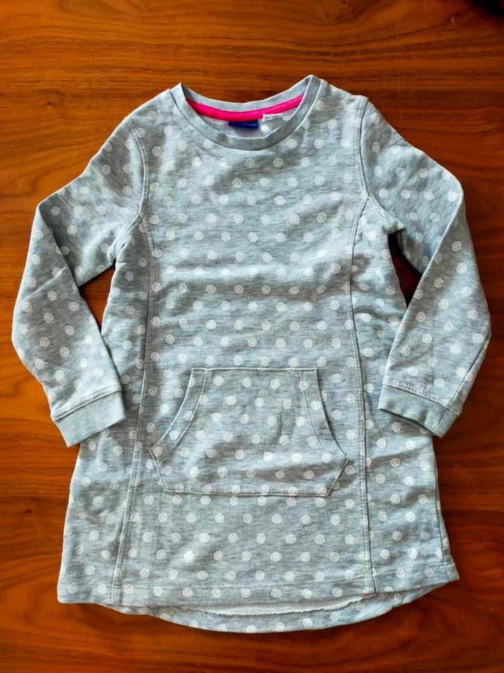 Zgan! Heerlijke grijze jurk van Lupilu. Mt 98/104, Kinderen en Baby's, Kinderkleding | Maat 98, Zo goed als nieuw, Meisje, Jurk of Rok