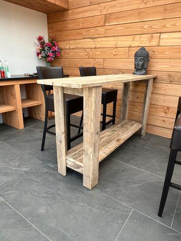 Houten Bartafel / Sidetable beschikbaar voor biedingen