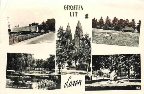 (300-148-041) Laren Groeten uit, Verzamelen, Ansichtkaarten | Nederland, Noord-Holland, Verzenden
