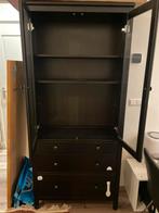 IKEA Hemnes boekenkast met glazen deuren - gebruikt, Ophalen