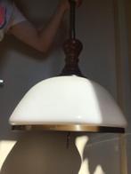 hanglamp antiek, Huis en Inrichting, Lampen | Hanglampen, Minder dan 50 cm, Gebruikt, Ophalen, Glas